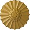 Ekena Millwork Shakuras Ceiling Medallion (Fits Canopies up to 1 3/8"), Hnd-Painted Iridescent Gold, 9"OD x 1 3/8"P CM09SHIGS - alternate 1